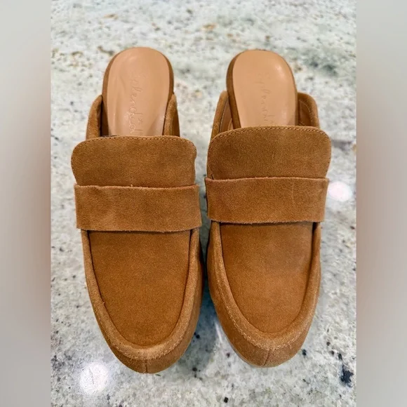 Splendid Super Cute Brown Suede Mules - Picture 7 of 12